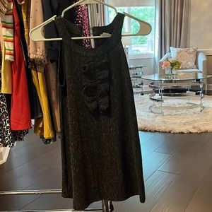 Girls Zara tweed like ruffle collar  dress Size 8. New with Tags